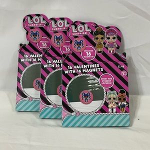 L.O.L. Surprise valentines with magnets